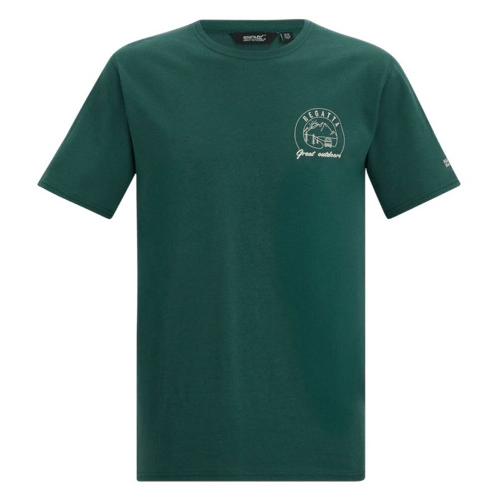 Regatta Mens Cline IX Sunrise T-Shirt / Mediterranean Green